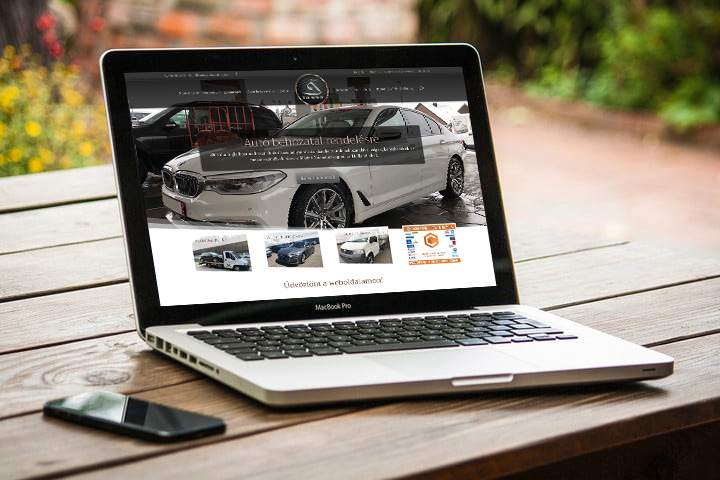 Schneider autó - weboldal készítés